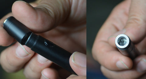 Saber Vape Pen has Magnetic Wax Atomizers with Dual Quartz Coils 