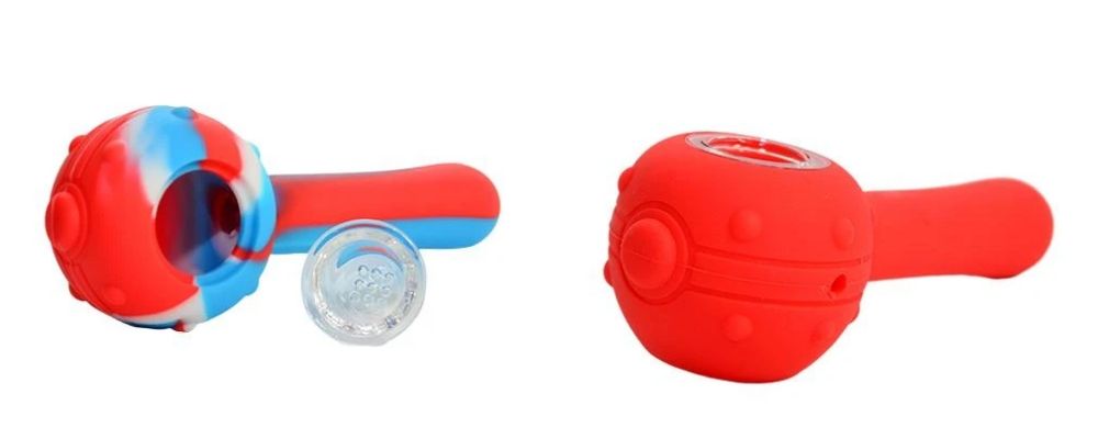 Pokeball Silicone Pipe