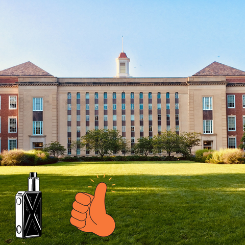 vaping in front of your college campuses
