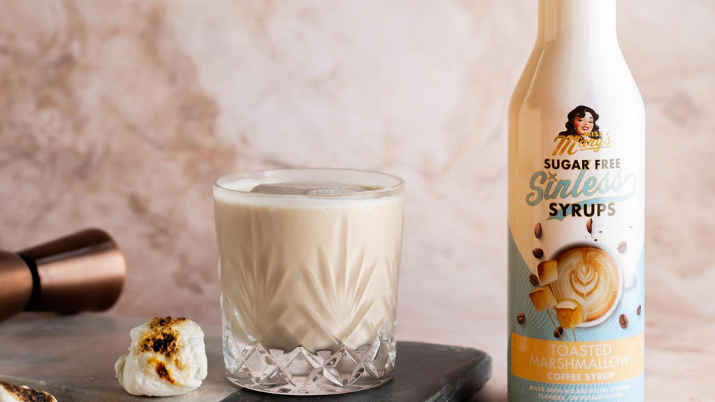 Festive holiday drink - Toasted Marshmallow White Russian