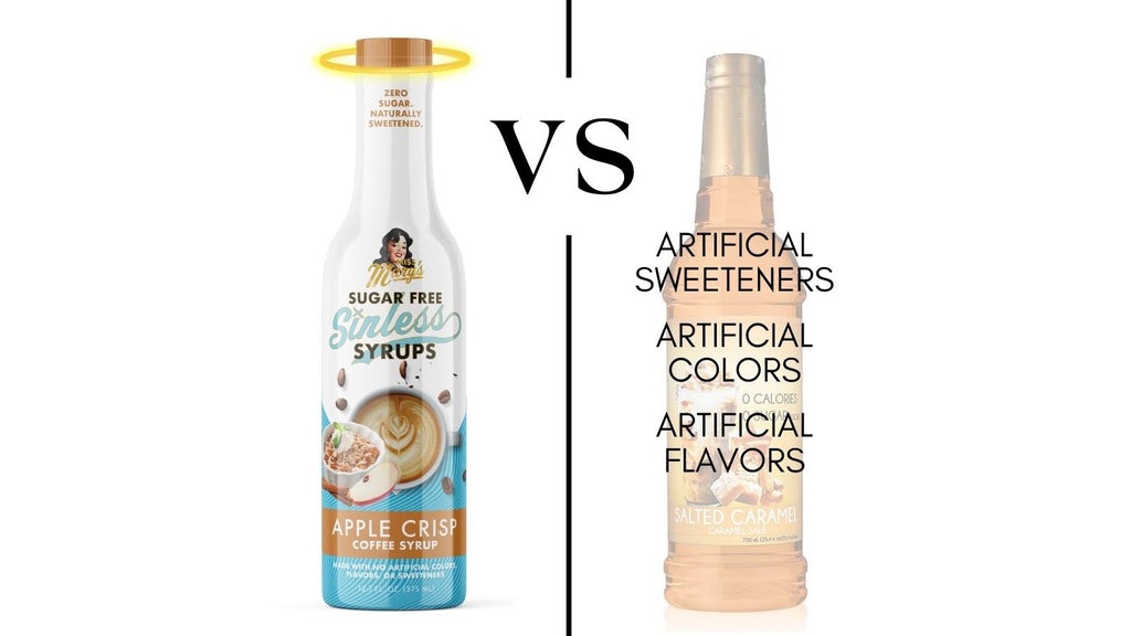 Sinless Syrups v. the other guys in the battle for flavor