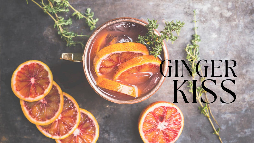 Low Sugar Cocktail Ginger Kiss Recipe from Miss Mary's Mix