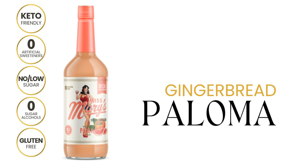 The Gingerbread Paloma is a festive treat for the holiday season.