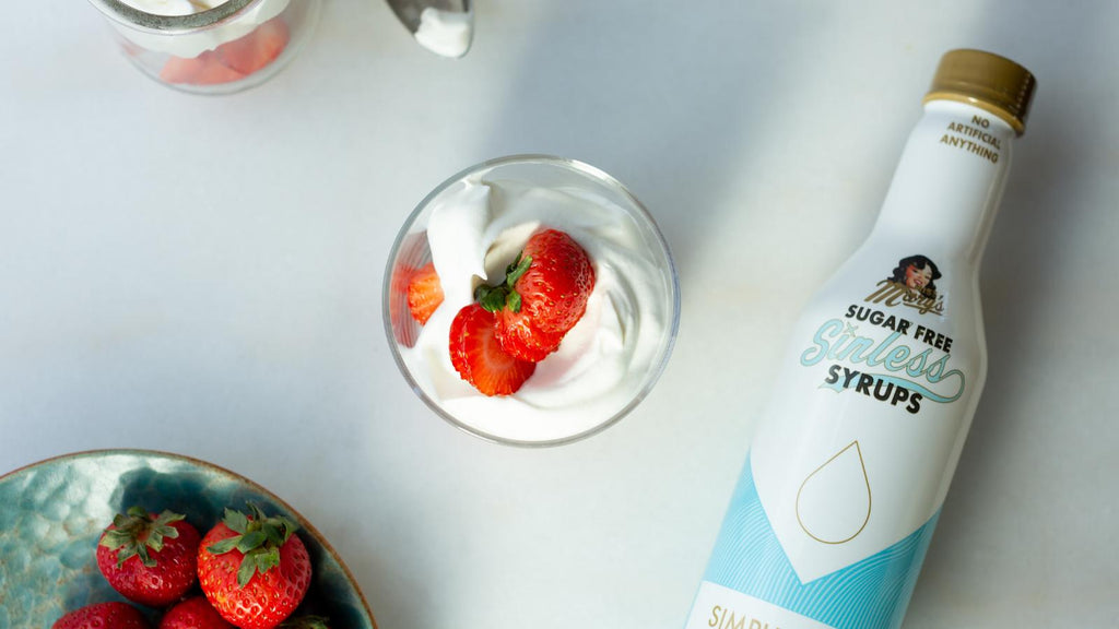 Beautifully Sinless Sweet Berries & Cream Recipe from Sinless Syrups