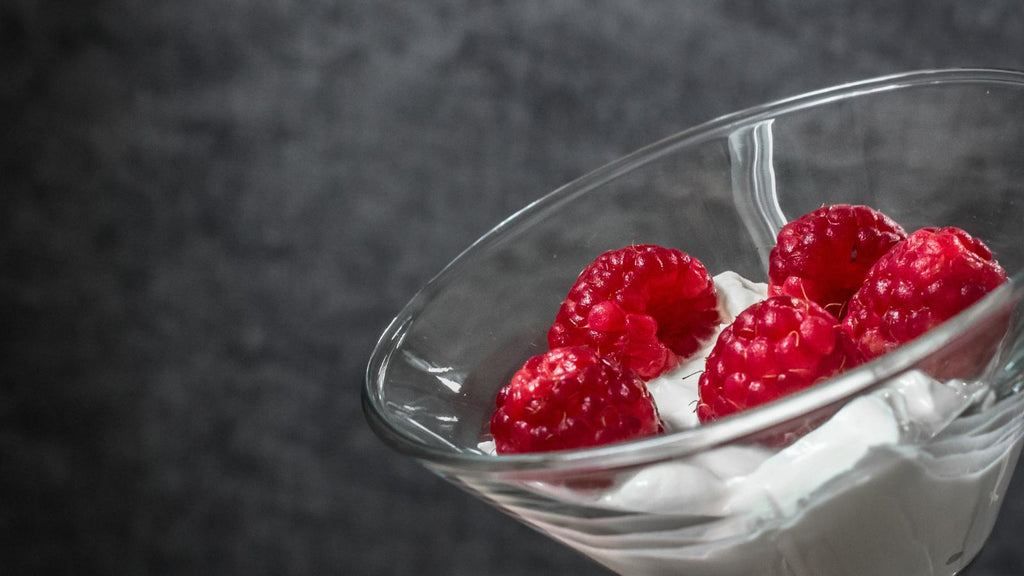 Sugar Free Sinless Whipped Cream and Raspberries