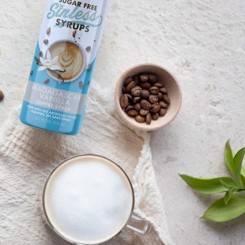 No espresso vanilla latte recipe from Miss Mary's Sinless Syrups