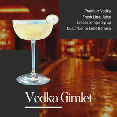 Vodka Gimlet Recipe Card