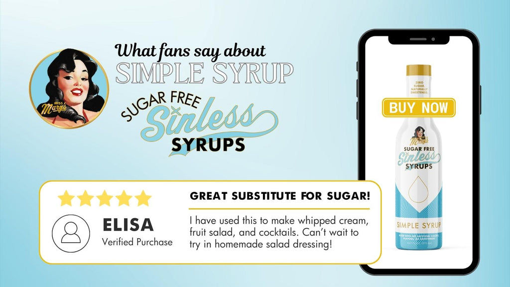 Customer review for Sugar Free Sinless Simple Syrup