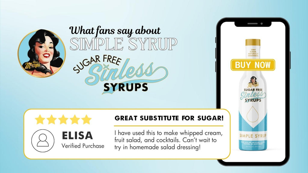 Customer Review of Sugar Free Sinless Simple Syrup from Miss Mary's Mix