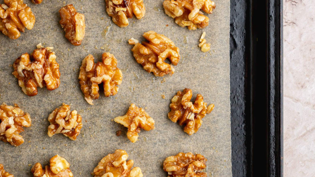 Roasted Sweet & Savory Walnuts Recipe