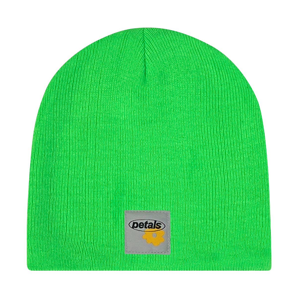 neon green beanie