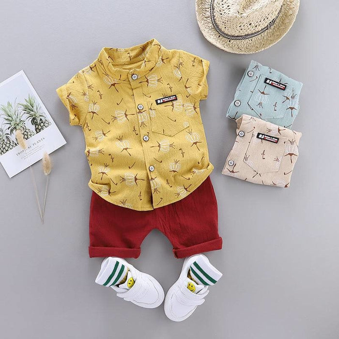 Wholesale baby boy clothes shirt with kids shorts - eeBuy