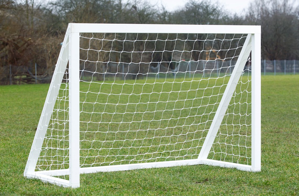Fodboldmål hvid - Pro 175 x 140 cm – Soccershoppen.dk