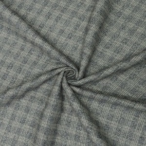 Checks Woolen Tweed Fabric