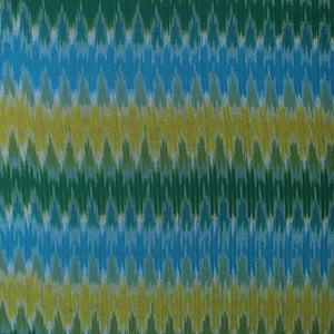 Multicolor Ikat Design Yarn Dyed Cotton Fabric