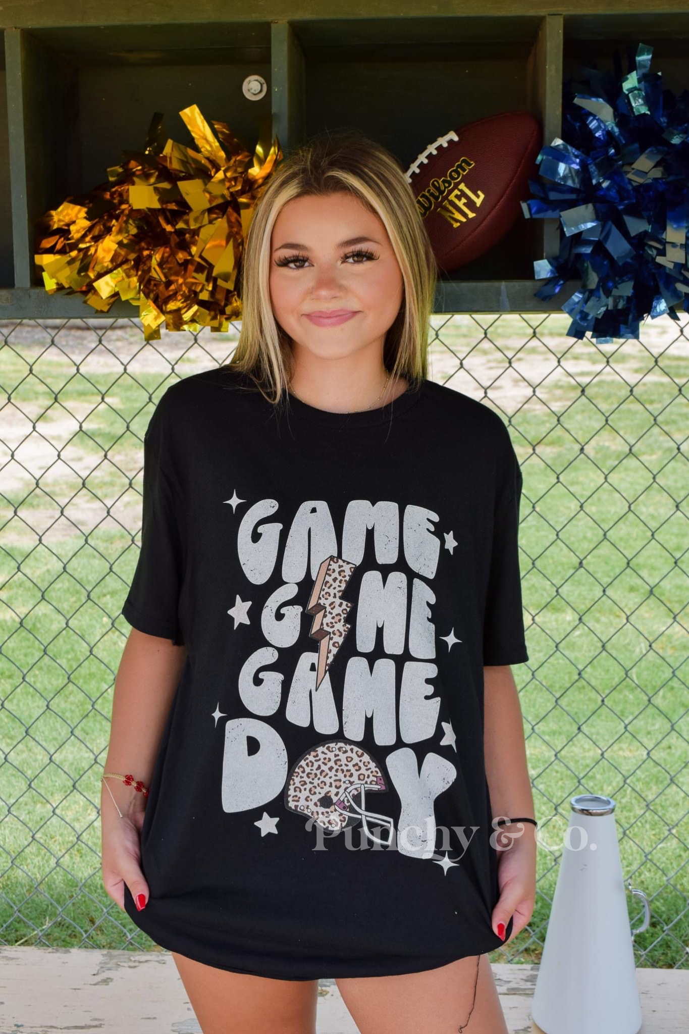 Game Day Leopard Tee
