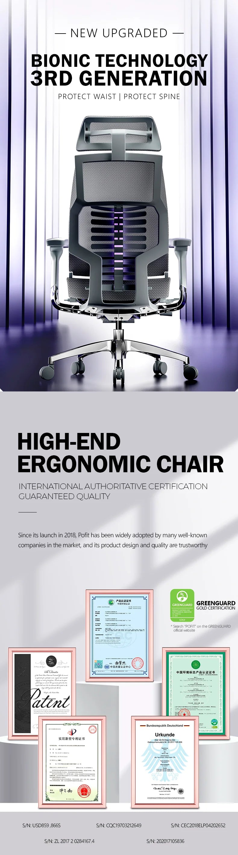 Ergohuman Pofit 2.0 Ergonomic Office Chair