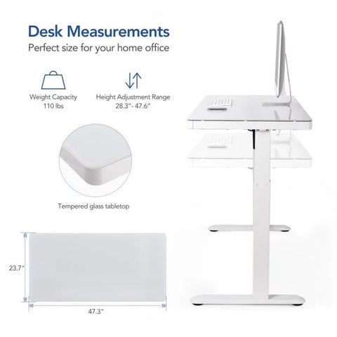 Flexispot E9W Wooder Standing Desk with Drawer