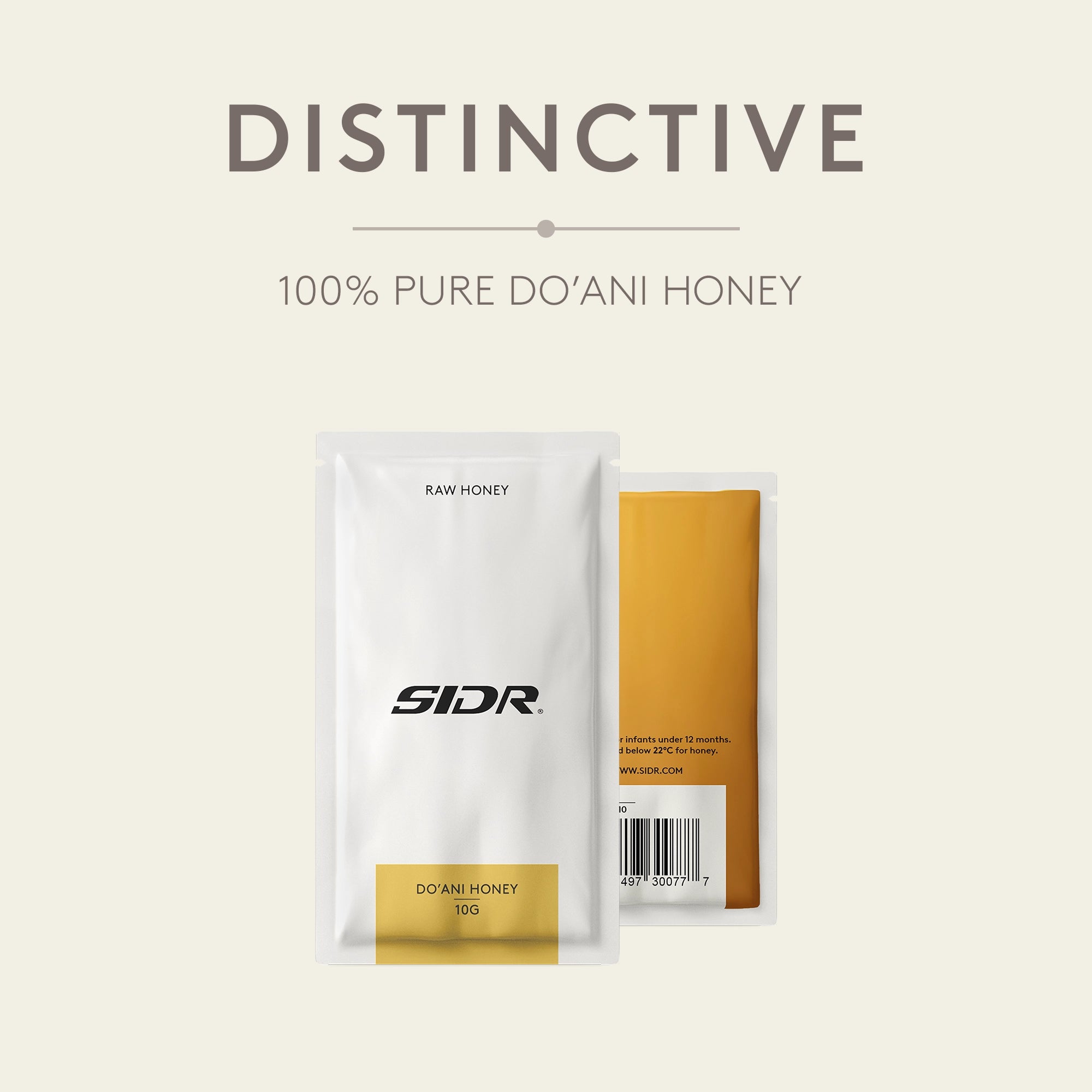 sidr doani honey packet distinctive