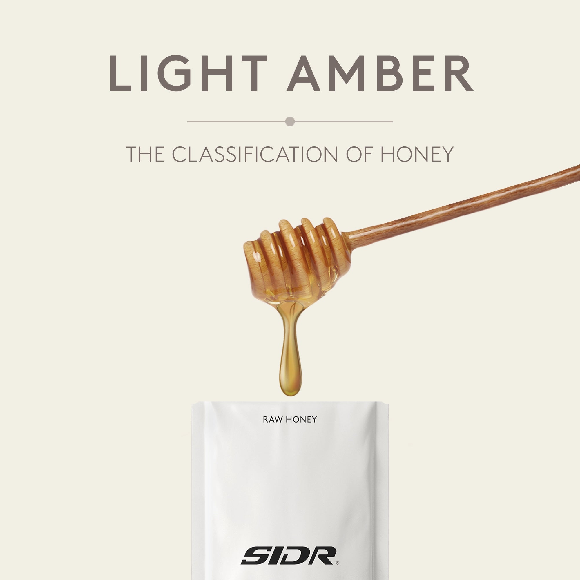 sidr doani honey packet light amber