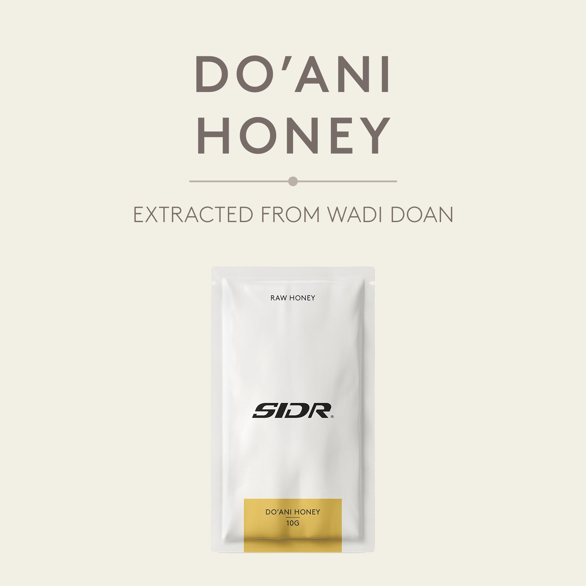 sidr doani honey packet from wadi doan