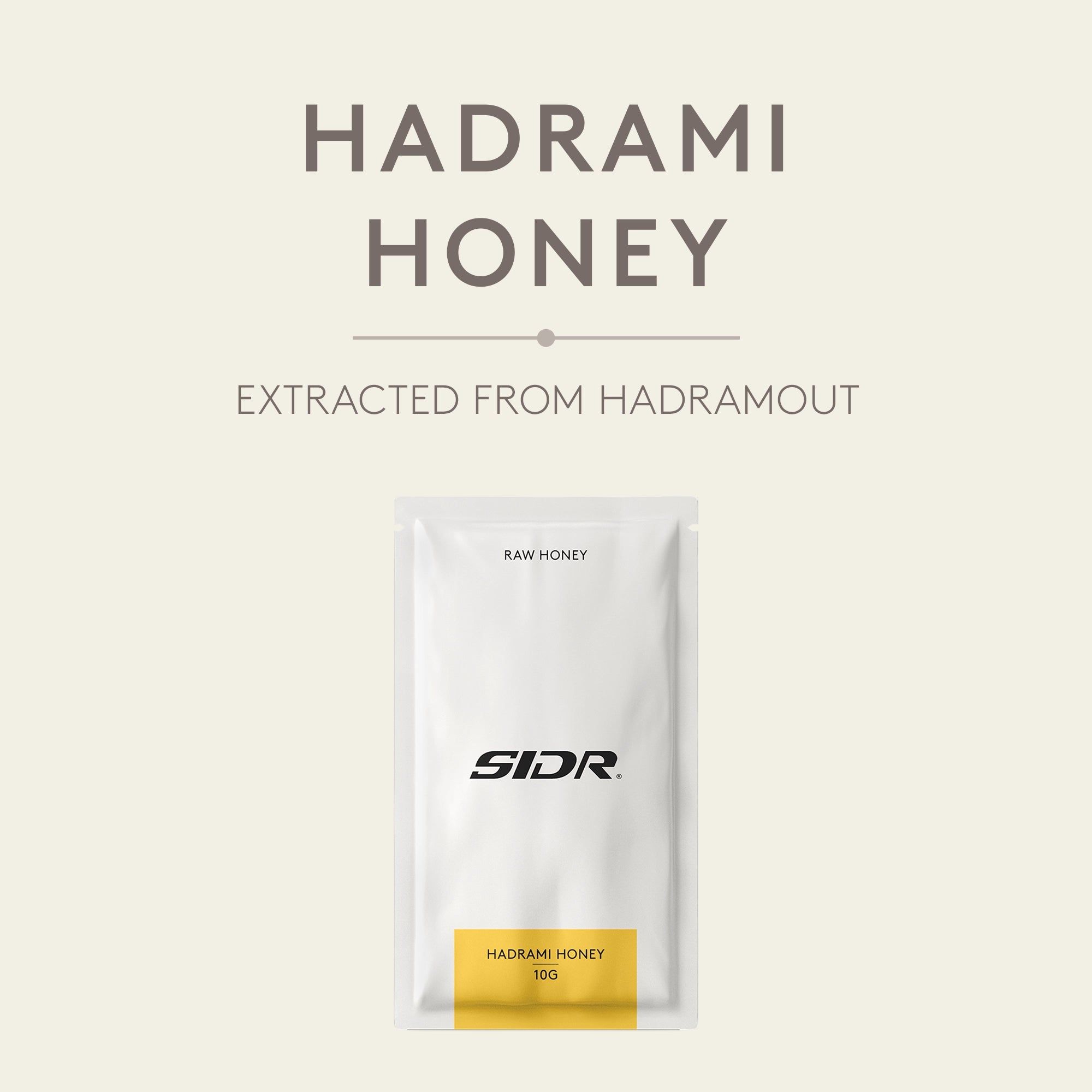 sidr hadrami honey packet from hadramout