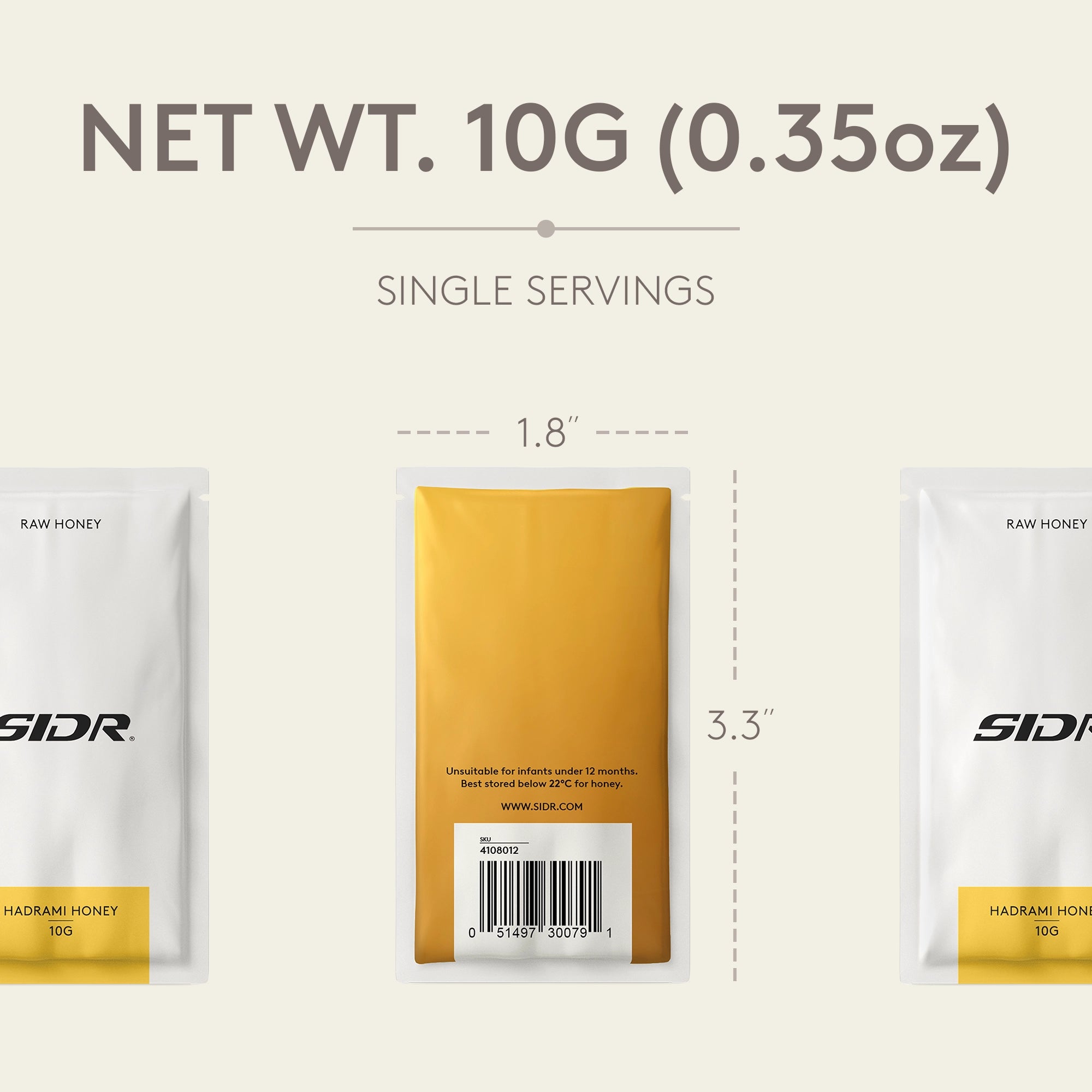 sidr hadrami honey packet net weight