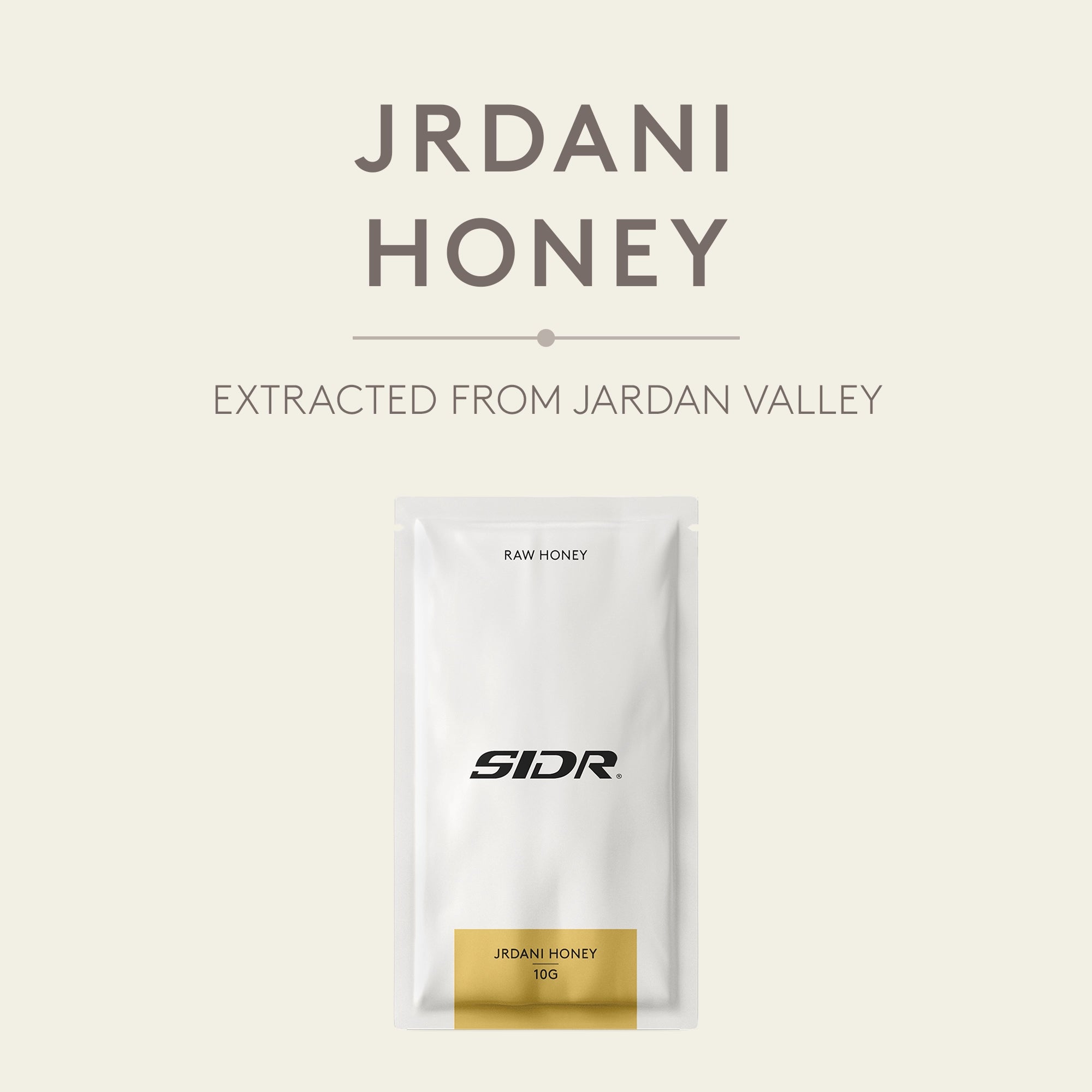 sidr jrdani honey packet from jardan valley