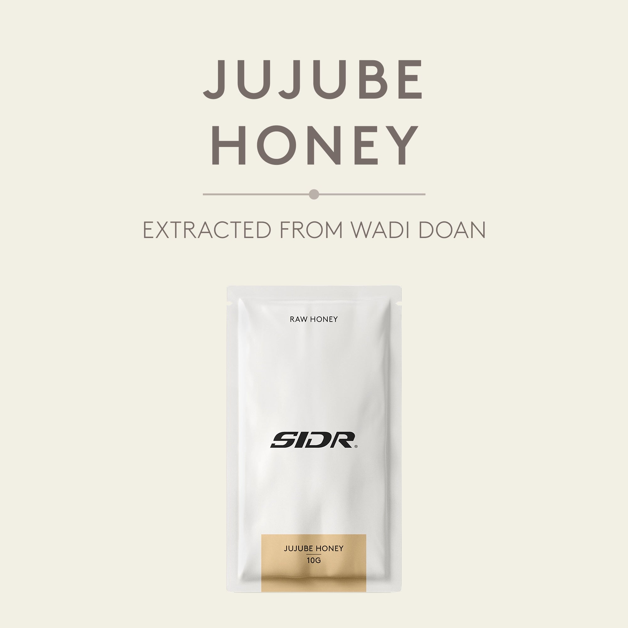 sidr jujube honey packet from wadi doan