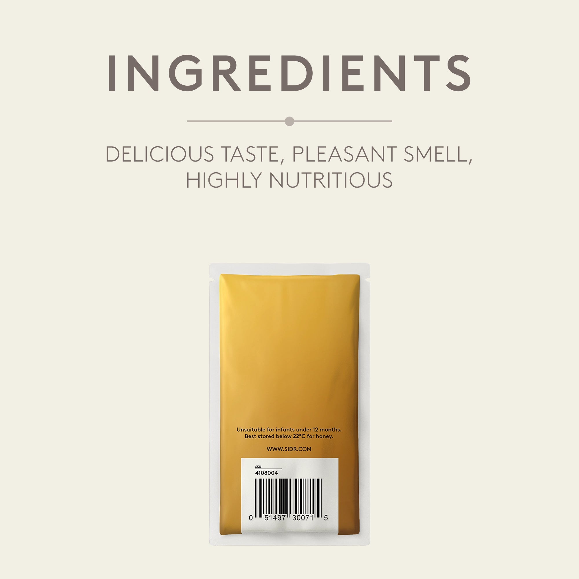 sidr royal honey packet ingredients