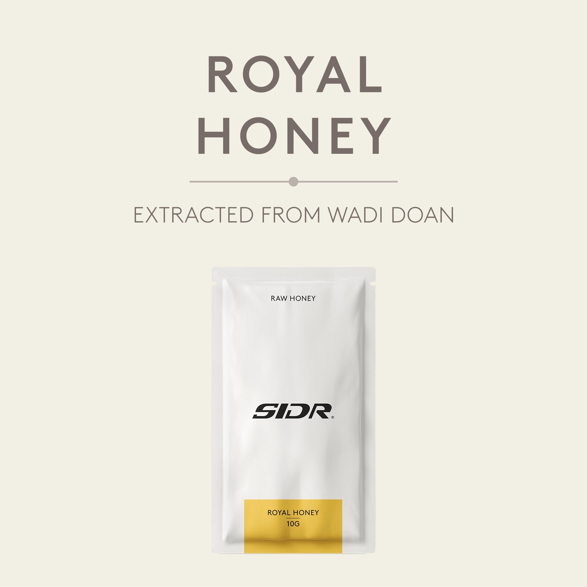 sidr royal honey packet from wadi doan