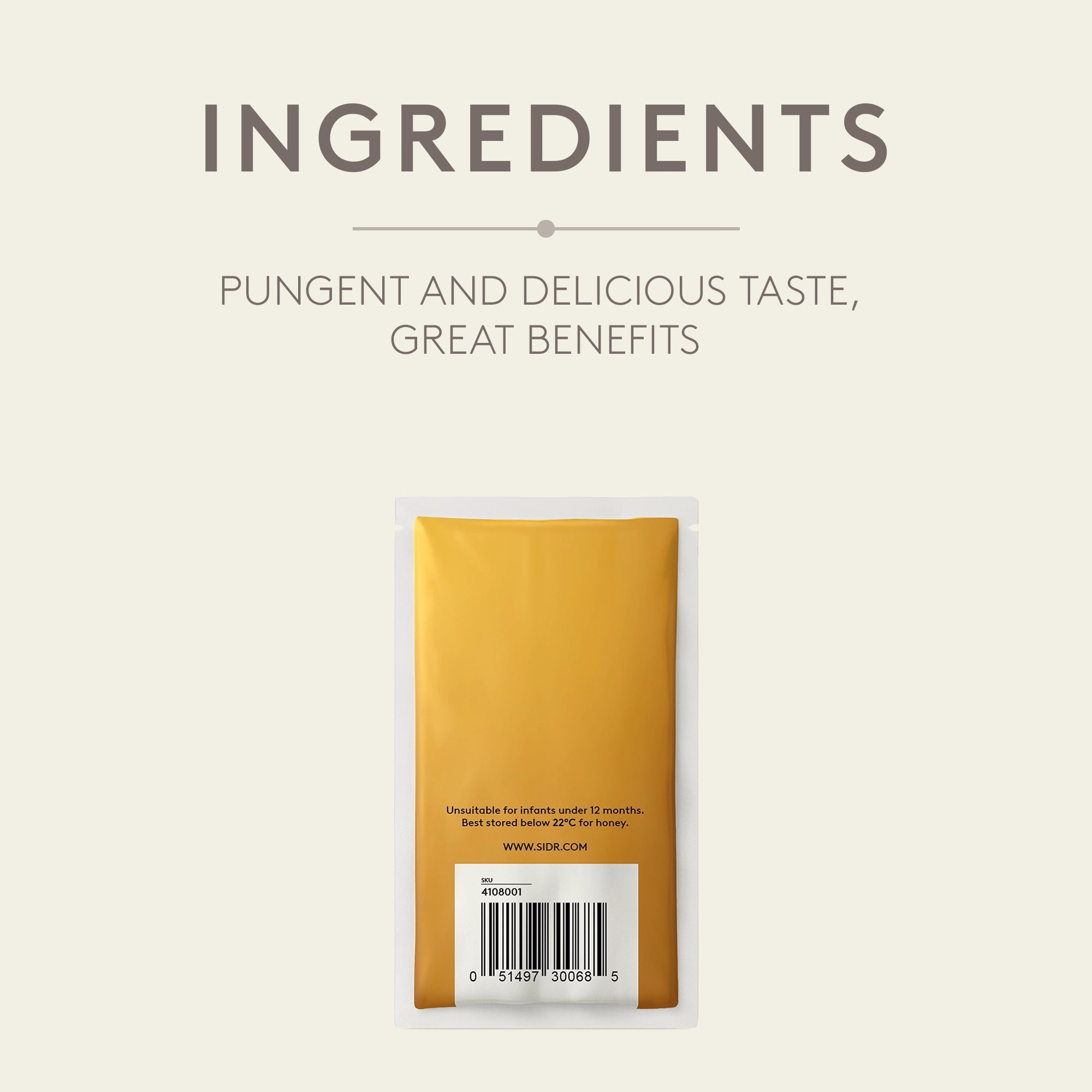 sal honey packet ingredients