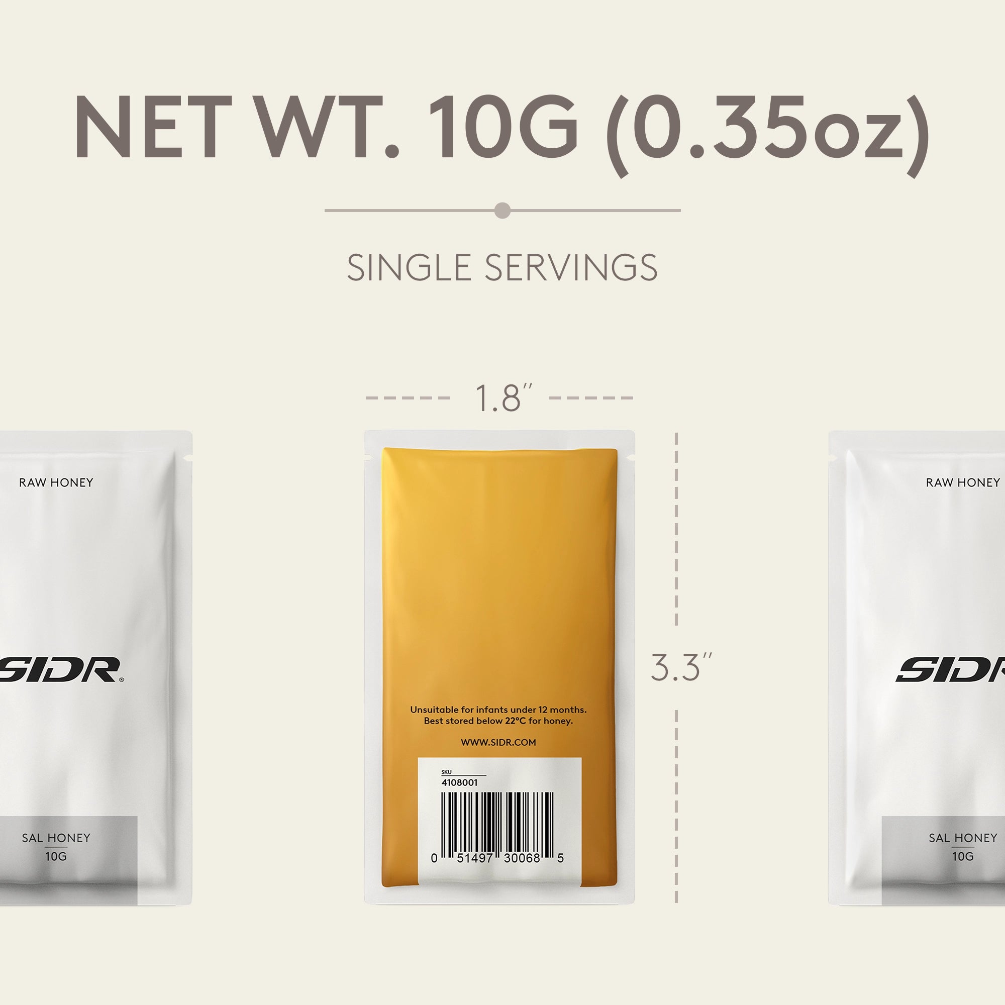 sal honey packet net weight