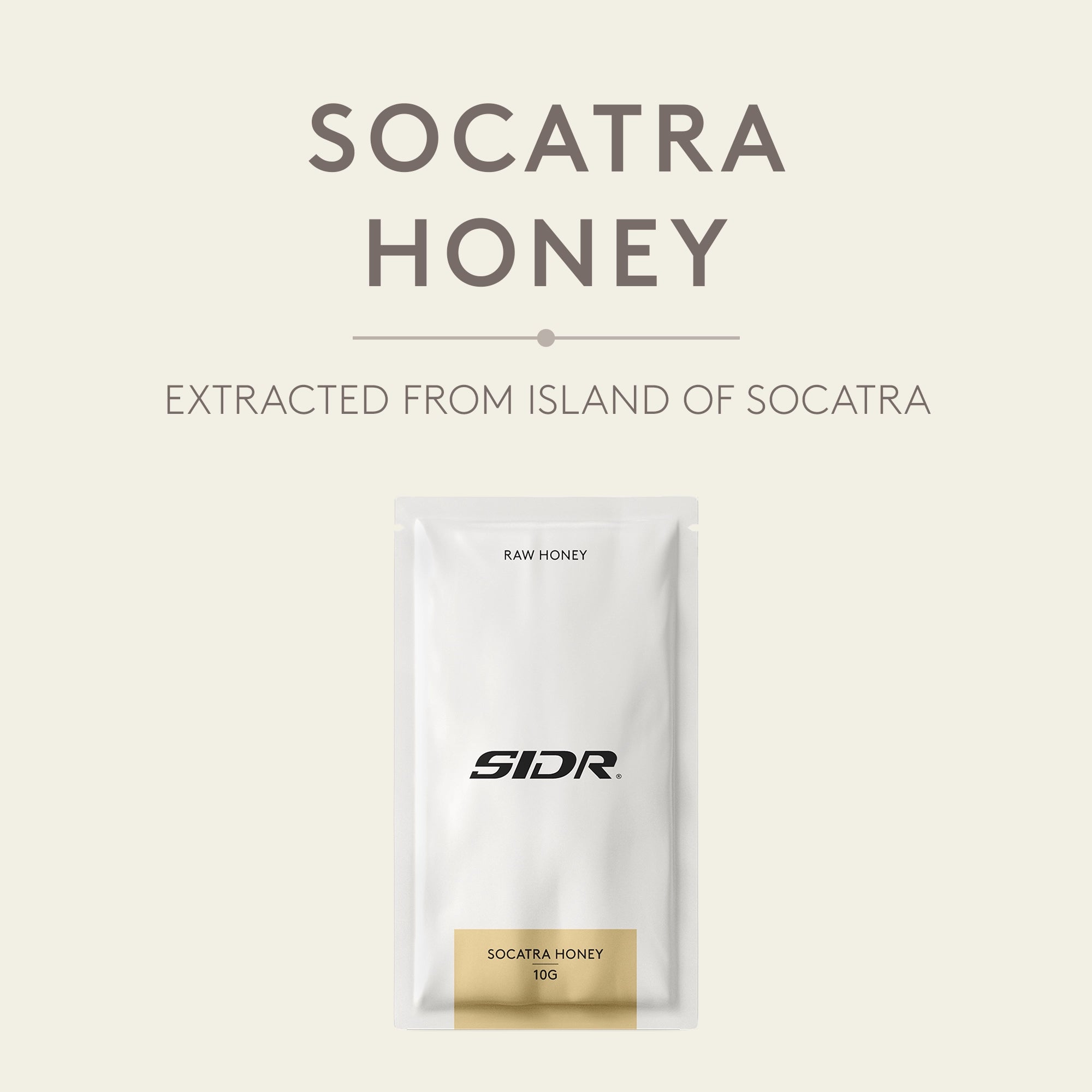 socatra honey packet from island of socatra