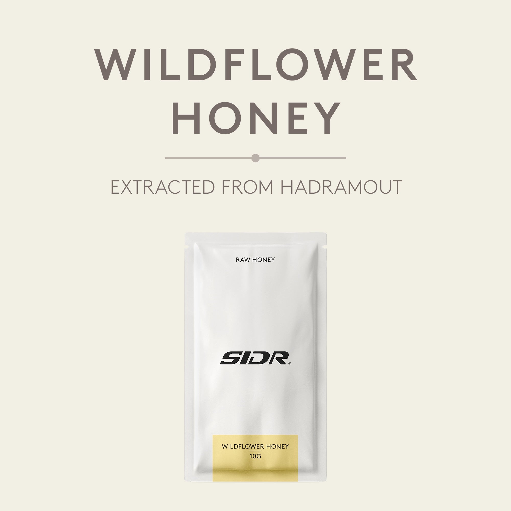 wildflower honey packet from hadramout