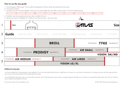 Atlas brace sizing tape measure