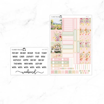 Wildflower Hobonichi Cousin A5 Weekly Sticker Kit // #HC-56