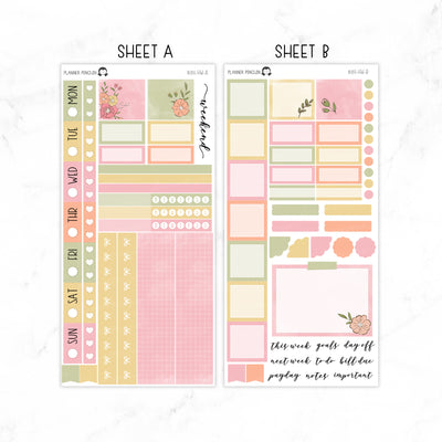 Vibrant Floral Hobonichi Weeks kit | HW-84