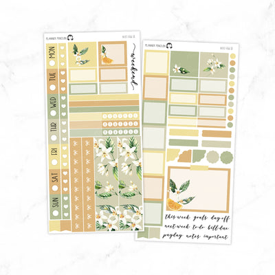 Citrus Floral Hobonichi Weeks kit | HW-87