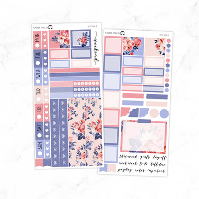 Red and Blue Hobonichi Weeks kit | HW-90