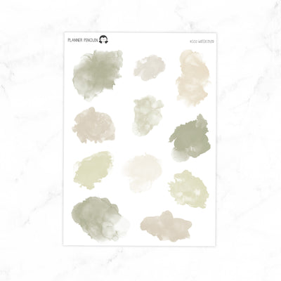 Spring Breeze Watercolor Ink Swatches// #S152-Watercolor