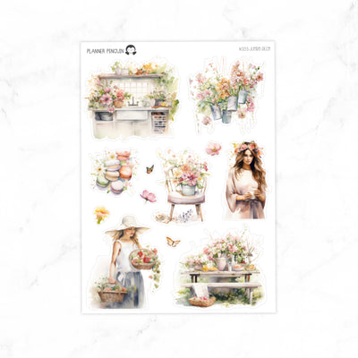 Wildflower Deco Stickers// #S154-Deco-1