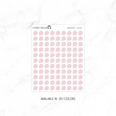 Minimal Transparent Stickers | MINI DROPS