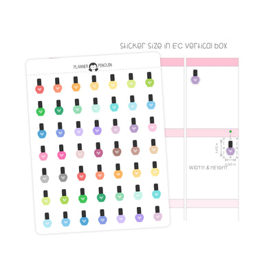 Nail polish - Icon Planner Stickers// #IC-16