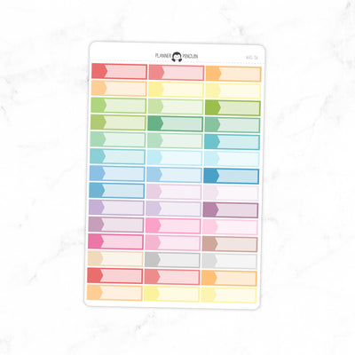 Skinny Appointment label Label Planner Stickers // #HS-38