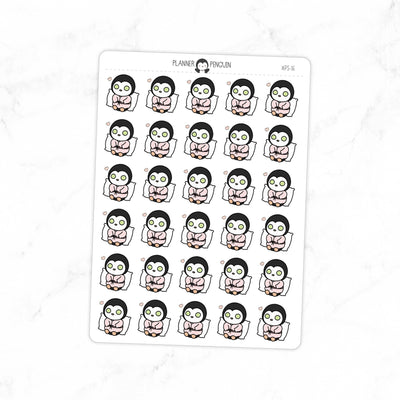 Spa Day Penguin Planner Stickers // #PS16