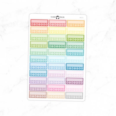 Habit Tracker Planner Stickers // #HS-31