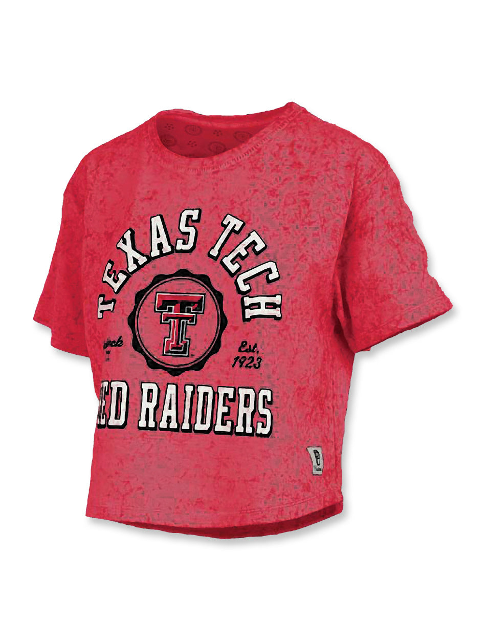 Texas Tech Dark Horse Vintage Football Mesh Fashion Jersey Longsleeve in White, Size: M, Sold by Red Raider Outfitters