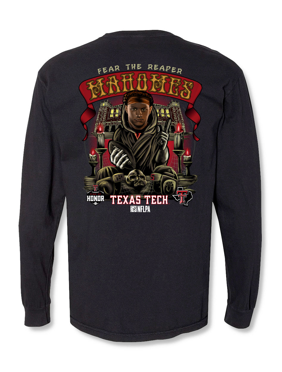 Red Raider Outfitter Texas Tech Patrick Mahomes Sherzie Youth Athletic T-Shirt in Black, Size: XL, Sold by Red Raider Outfitters