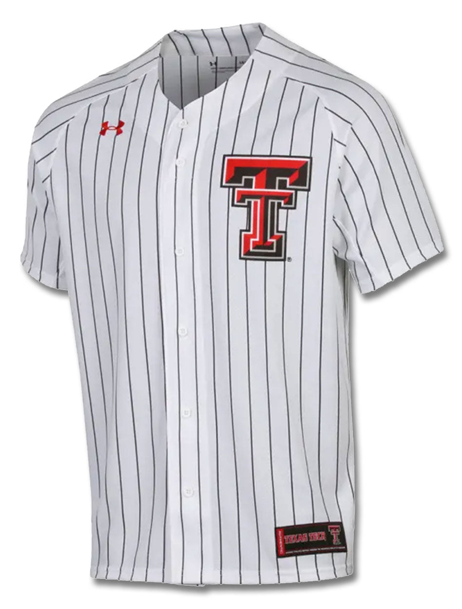 Custom Texas Tech Red Raiders Arch Replica Baseball Jersey in Grey, Size: 2X, Sold by Red Raider Outfitters